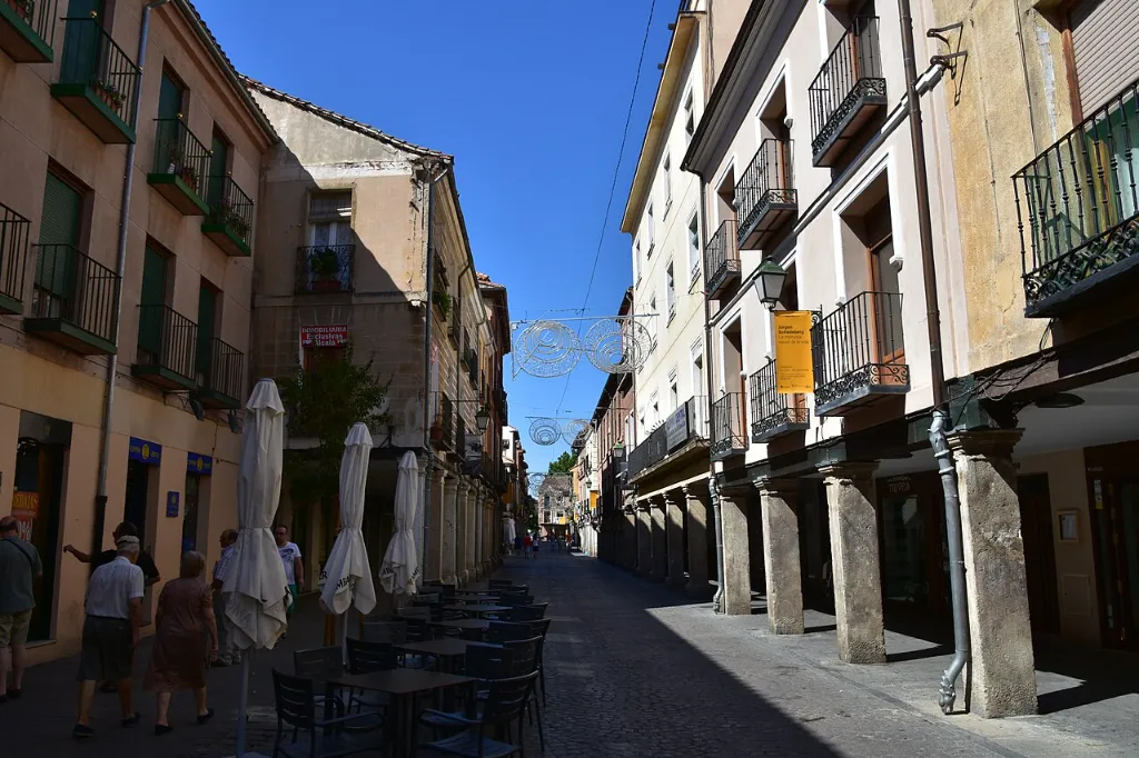Soportales de la calle Mayor de Alcalá de Henares