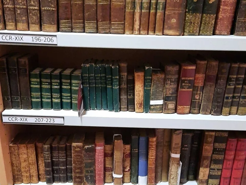 Ediciones antiguas del Quijote en el Centro Cervantino de La Roda